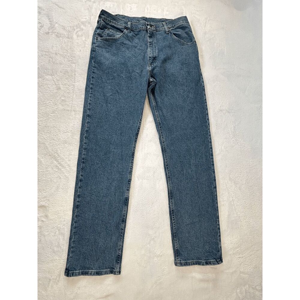 Men's Wrangler Jeans Size 36 x 34 Relaxed Fit? 1096FXVDB Model, Riding/Work